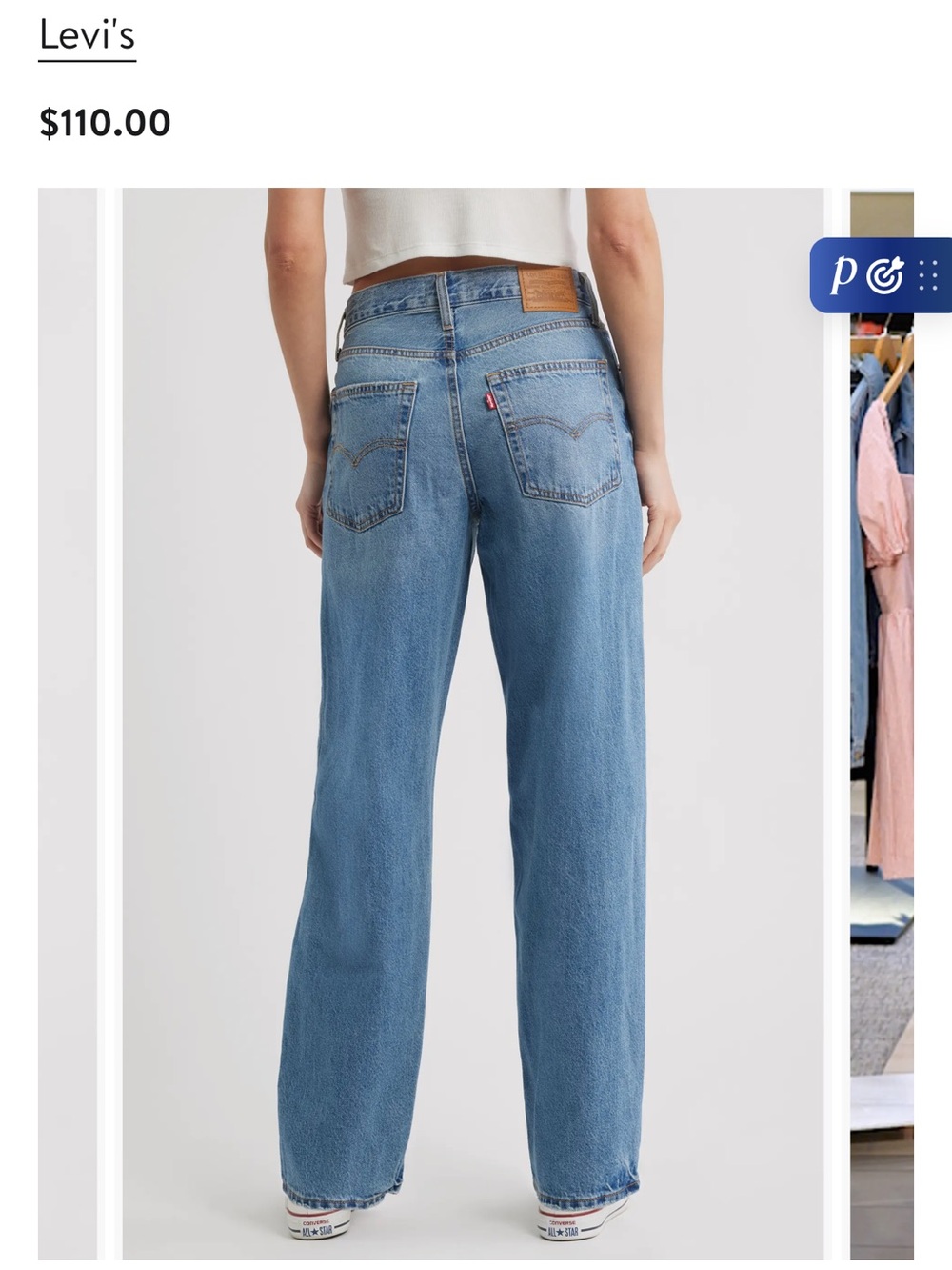Levis Baggy Dad women’s jeans